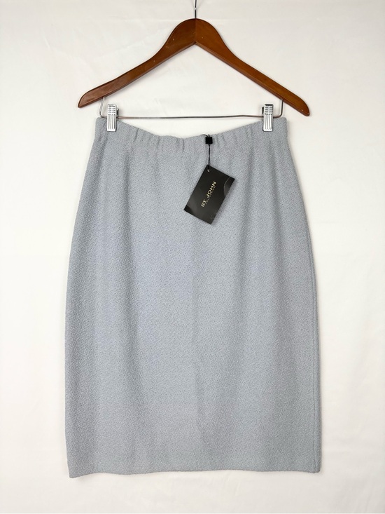 St. John Collection Dresses & Skirts - NEW Vintage St John Collection Knit Midi Skirt Size 8 Blue USA Wool